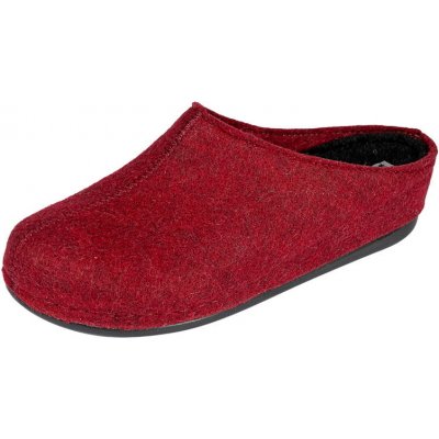 Buxa dámské plstěné pantofle na klínku BZ250 bordó – Zboží Mobilmania