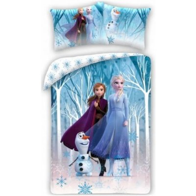 Halantex Dívčí bavlna povlečení Ledové království Frozen Elsa a Anna / 140x200 70x90 – Zboží Mobilmania