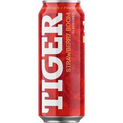 Tiger Strawberry Boom energetický nápoj 500 ml