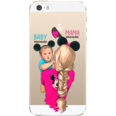 Pouzdro iSaprio Mama Mouse Blonde and Boy - iPhone 5/5S/SE