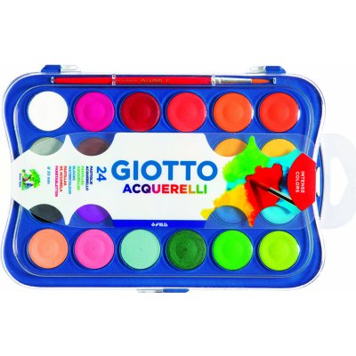 Giotto barvy vodové krycí 24 barev 30 mm – Hledejceny.cz