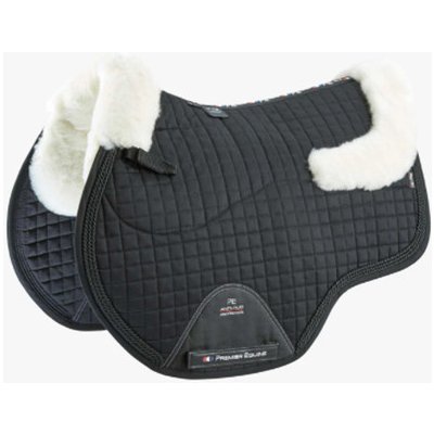 Premier Equine Dečka podsedlová černá s bílým beránkem – Zboží Dáma