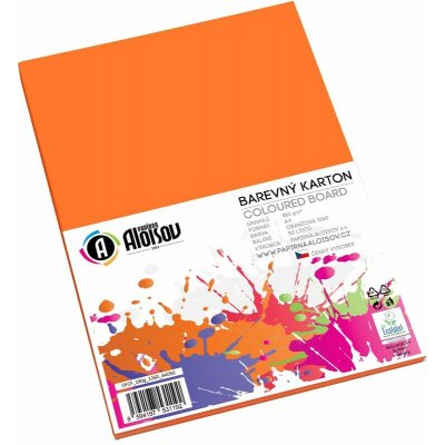 Stepa Kreslící karton A4 50ks 180g oranžový – Hledejceny.cz