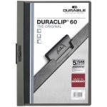Durable duraclip A4 Zakládací desky s klipem kapacita 60 listů antracitové – Zboží Živě