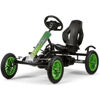 Dino Cars SPEEDY 2.0 BF1 BLACK GREEN dětské šlapadlo – Zboží Mobilmania