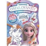 Ledové království Tvarované omalovánky se samolepkami – Zboží Dáma