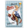 Obraz Postershop Plechová cedule: Hooray Beer - 30x20 cm