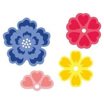 Wiler Vyřezávací šablona Květy 4 ks – Sleviste.cz