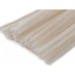 Chlupaté drátky na tvoření Ø6 mm délka cca 30 cm - krémová nejsvět. (20 ks) – Hledejceny.cz