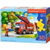 Puzzle Castorland Hasiči zasahují 30 dílků