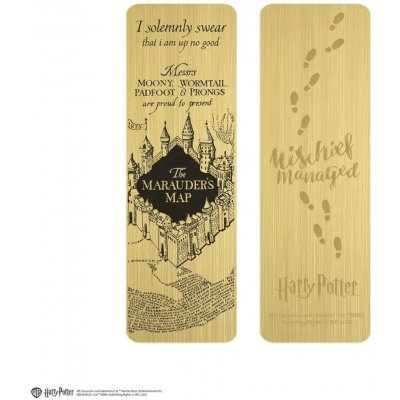 Moriarty Art Project Kovová záložka Pobertův plánek, Harry Potter – Hledejceny.cz