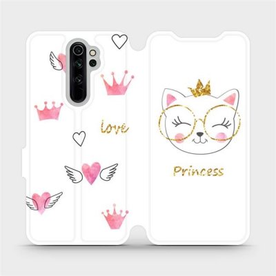 Pouzdro Mobiwear Parádní flip Xiaomi Redmi Note 8 Pro - MH03S - Kočička princess – Zboží Mobilmania