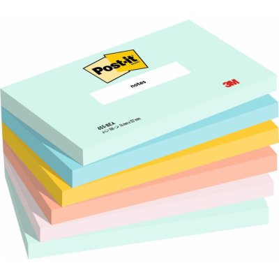 3M Post-it - samolepicí bločky - 76 x 127 mm, 6 x 100 l., kolekce Beachside – Hledejceny.cz