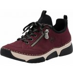 Rieker dámské komfortní tenisky bordó – Zboží Dáma