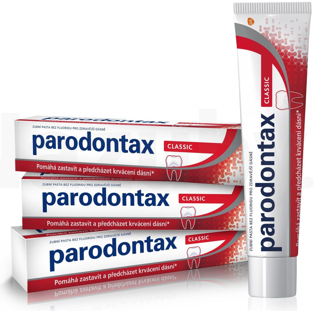 Parodontax Classic Zubní pasta bez fluoru 75 ml 3ks