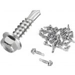 JXPXJMY 90 kusů 410 kusů šestihranných šroubů z nerezové oceli, samořezný šroub M4.2 s koncovkou – Hledejceny.cz