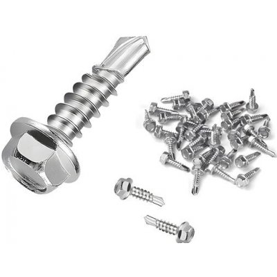 JXPXJMY 90 kusů 410 kusů šestihranných šroubů z nerezové oceli, samořezný šroub M4.2 s koncovkou – Hledejceny.cz
