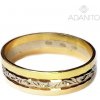 Prsteny Adanito BER120 4 zlatý z kombinovaného zlata