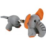 TRIXIE Plyšový pejsek/slon s bavlněnou šňůrou 17 cm – Zboží Mobilmania