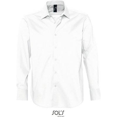 Sol's Collection elastická košile Brighton dlouhý rukáv bílá – Zboží Dáma