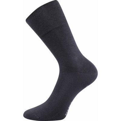 Lonka Diagram ponožky s volným lemem 3 páry tmavě šedá