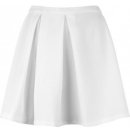 Glamorous jacquard skater skirt white