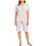 Dámské bavlněné pyžamo se srdíčky krátký rukáv Jana 2319 fialová – Hledejceny.cz