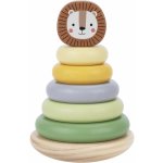 Tooky Toy nasazovací kroužky Medvídek Pastel – Zboží Mobilmania