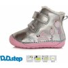 Dětské kotníkové boty D.D.Step dívčí zimní obuv W070-337C šampaňská