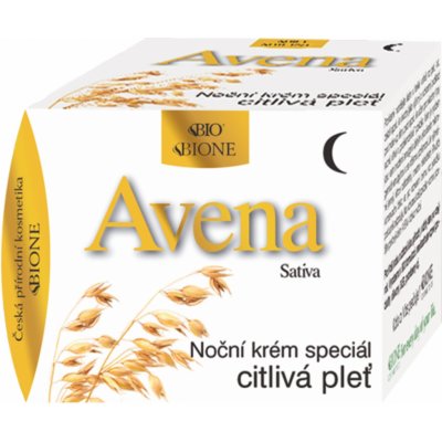 BC Bione Cosmetics Avena Sativa noční pleťový krém speciál 51 ml – Zboží Mobilmania