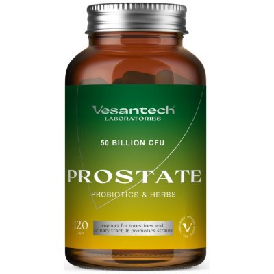 Vesantech Probiotika PROSTATE podpora zdraví prostaty a močových cest 50 mld CFU 120 kapslí – Hledejceny.cz
