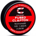 Coilology Fused Clapton odporový drát Ni80 2-26/36 3m – Sleviste.cz
