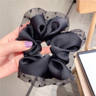 Girly Černá scrunchie Camille HB32/BLACK