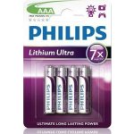 Philips Ultra Lithium AAA 4ks FR03LB4A/10 – Hledejceny.cz