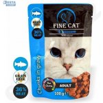 Fine Cat Grain-Free Adult losos v omáčce 100 g – Sleviste.cz
