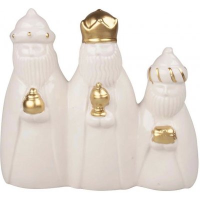 Anděl Přerov Tři králové se zlatým dekorem 13 x 12 x 5 cm – Hledejceny.cz