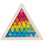 GOKI puzzle Hlavolam trojúhelník 8 dílků – Zboží Mobilmania