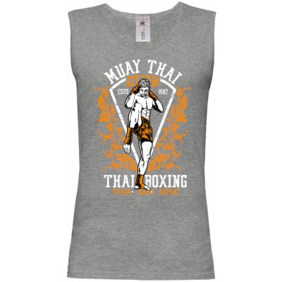 Thai Boxing šedá – Zboží Mobilmania