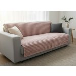 Mybesthome Přehoz na sedačku - pohovku AGNE pudrová růžová 170x210 cm – Zboží Mobilmania
