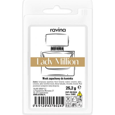 Ravina sojový vosk Lady Million 25,2 g – Hledejceny.cz