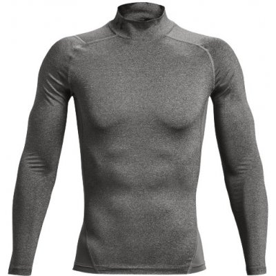 Under Armour pánské kompresní tričko HG Armour Comp Mock LS carbon heather – Hledejceny.cz