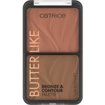 Catrice Butter Like Bronze & Contour konturovací paletka s bronzerem 020 Shape It My Way 9 g – Zboží Dáma