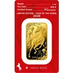 Argor-Heraeus Rok Koně zlatý slitek 1 oz – Hledejceny.cz
