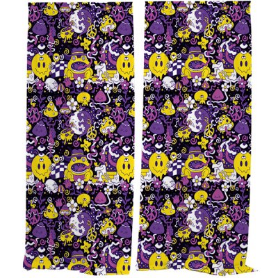 IMPAR Závěsy Psychedelic life (Rozměr : 140x250, Materiál: Interlock) – Hledejceny.cz