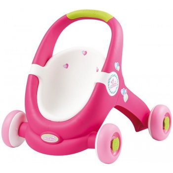 Smoby Minikiss Baby Walker 2v1 světle růžový