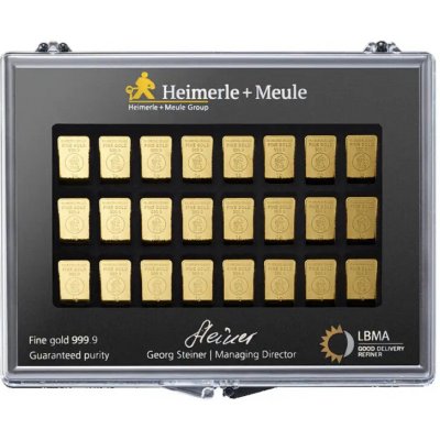 Heimerle + Meule zlatý slitek Unity Bar Collection 50 x 1 g – Zboží Mobilmania