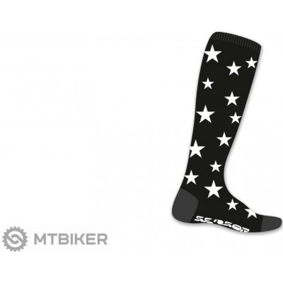 Sensor THERMOSNOW STARS ponožky černá