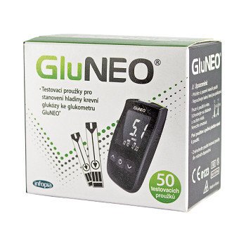 GluNeo proužky diagnostické ke glukometru Gluneo 50 ks