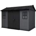 Keter Newton Plus Wide 11 x 7,5 šedý s podlahou – Sleviste.cz