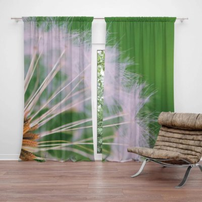 Závěsy Odkvetlé pampelišky 3: 2 ks - 140x250 cm - Sablio – Hledejceny.cz